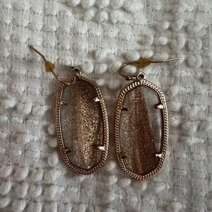 Elegant Gold-Tone Dangle Earrings